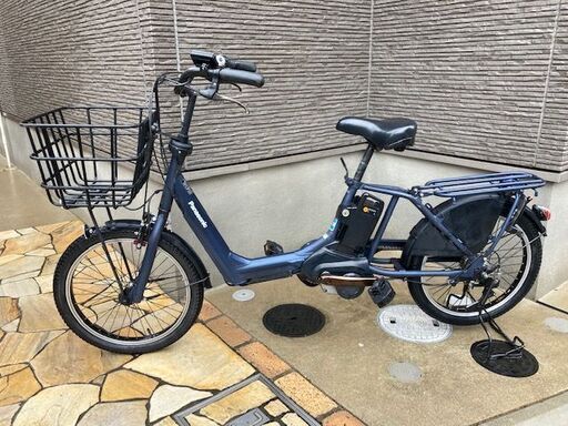 商談中超容量12Ah2017　パナソニック　Panasonic　ギュットアニーズ 20インチ　電動自転車　子供乗せ　3人乗り 521⑧