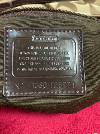 5MKO370  ハンドバッグ COACH ブラウン 大容量