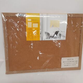 【値下げ】新品 天然コルクシート 60×45㎝ コルクボード　/...