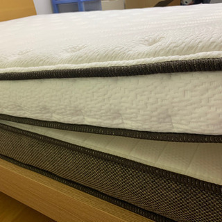【受け渡し済み】マットレス・ダブルNスリープ ハード H1-CR2年使用未満