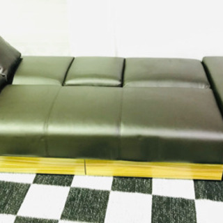 未使用✨アウトレット商品✨3人掛け✨レザー✨ソファー✨ソファーベッド