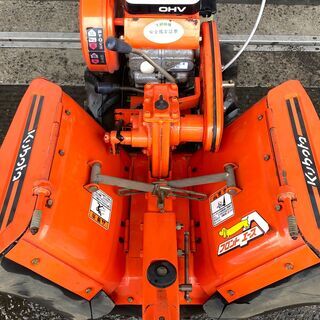 初期不良対応OK 跳ね上げスプーン爪程度良く整備済み 5.5馬力 FrontAce FT55 クボタ デフ付 フロントローター耕運機　前2速後1速 初期不良対応OK 跳ね上げスプーン爪程度良く整備済み 5.5馬力 FrontAce