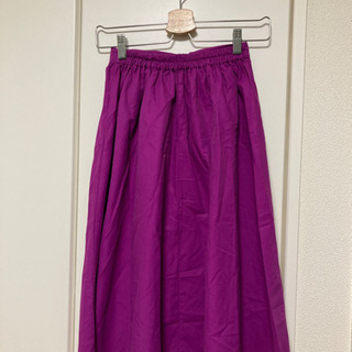 【ネット決済】明るい紫のスカート