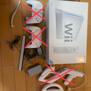 「ざるそば様　24日10時」Wii 本体、マリオカート＋置時計