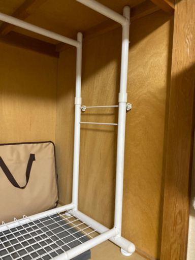 5 29 6 8限定 和室用ハンガーラックです 伸縮式 アリスママ 高田馬場の収納家具 押入れ収納 の中古あげます 譲ります ジモティーで不用品の処分