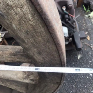 ガーデニング雑貨、馬車の車輪、大八車、馬車