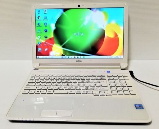 ◆お買い得！値下げいたしました★超美品・富士通 LIFEBOOK★最強Core i7/4GB/500GB/BD/WEBカメラ/クリスタルホワイトぴっかぴか！