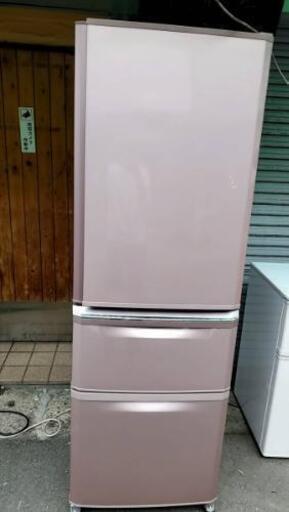 売約御礼　三菱 MITSUBISHI ノンフロン冷凍冷蔵庫 MR-C37W-P 370L 2012年製