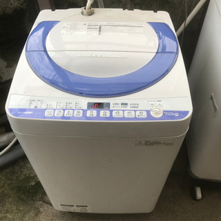 【完了】2015年製 中古 SHARP 7kg 自動洗濯機 ES...