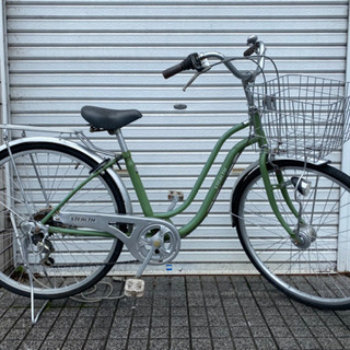 27インチ自転車】変速なし 前タイヤ、チューブ、チェーン、サドル、鍵