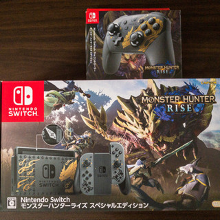 新品未開封 任天堂スイッチ モンスターハンターライズ 本体 switch
