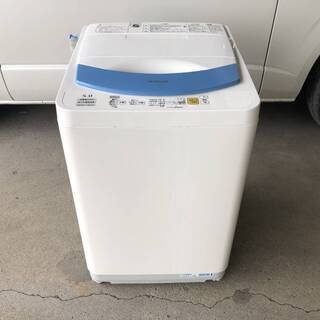 【ネット決済・配送可】全自動電気洗濯機　洗濯容量5.0kg　程度...