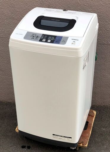 ㉛【6ヶ月保証付・税込み】日立 5kg 全自動洗濯機 NW-50B 18年製【PayPay使えます】
