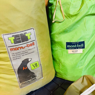 売り切れました💦モンベル　mont-bell ムーンライト7型+ビックルーフセット　設営確認済