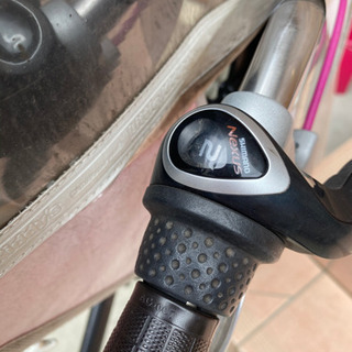 幼児３人乗り自転車　デリシアデュオ　前レインカバー付