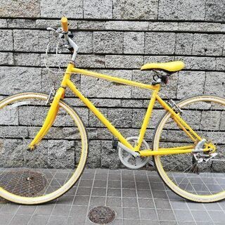 とてもお洒落なBLUE POINTブルーポイントクロスバイク 6speed