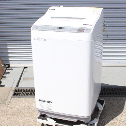 T035) シャープ 全自動洗濯機 ES-TX5C-S 洗濯5.5kg 乾燥3.5kg 2019年製 ステンレス穴なし槽 縦型洗濯機 SHARP 洗濯機