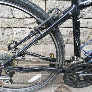 FELTフェルトクロスバイクQX65 21speed/700x37cブラック 速度計装備