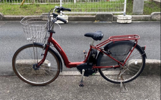 YAMAHA 電動自転車　ラフィーニ　大型カゴ