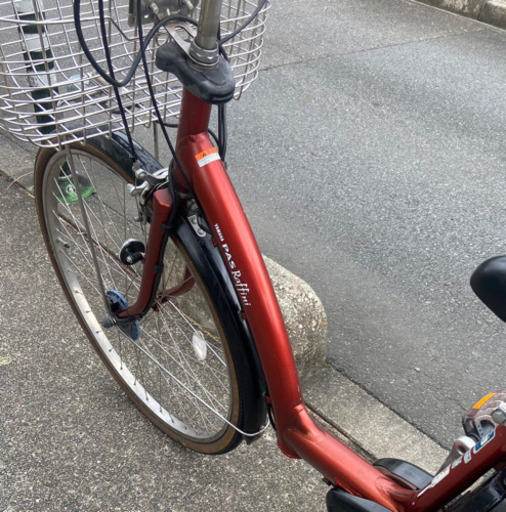 YAMAHA 電動自転車　ラフィーニ　大型カゴ