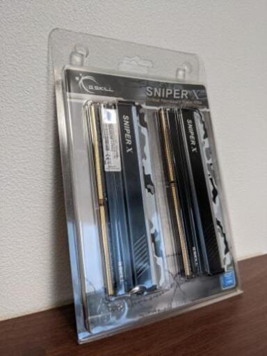 G.Skill SniperX DDR4メモリ F4-3600C19D-16GSXWB (DDR4-3600 8GB×2)