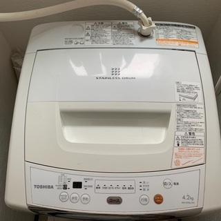 洗濯機…TOSHIBA    AW-42ML(W) 