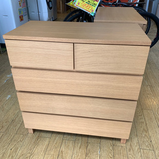 ⭐️6/24 値下げ 人気⭐️無印良品 4段チェスト 北欧Style オーク材
