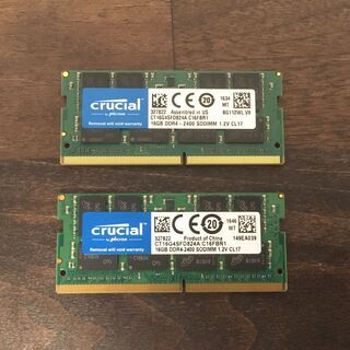 PC4-19200(DDR4-2400) 16GB 2枚セット(...
