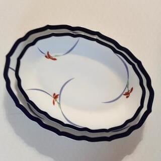 【ネット決済】香蘭社 オーキッドレース・大皿2枚セット