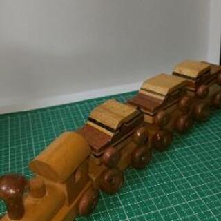 ◆木製 列車 ﾏｸﾞﾈｯﾄ連結 7両 木のおもちゃ