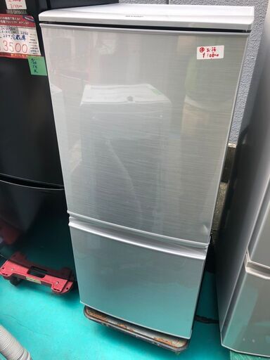 ☆中古 激安　SHARP　ノンフロン冷蔵庫　SJ-D14C-S　2016年製　137L　DE013￥10,800円！！