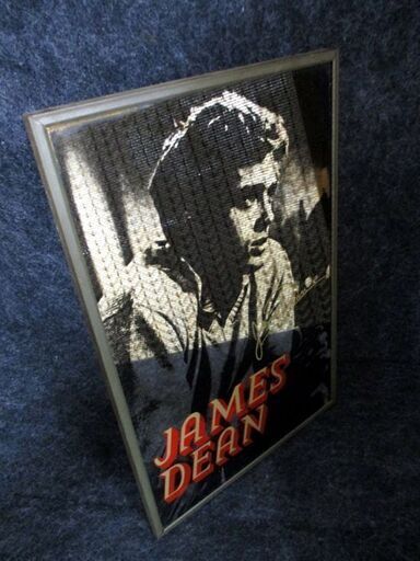 JAMES DEAN/ジェームズ・ディーン 俳優 鏡/ミラー 壁掛け ウォール ...