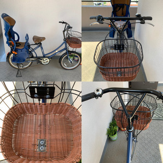 美品　フィディーズ　子供乗せ自転車