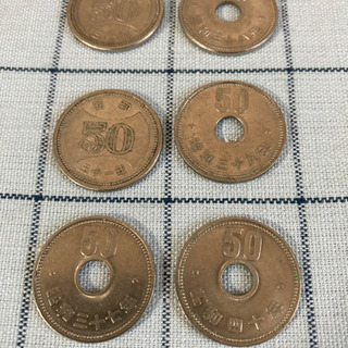 【古銭】旧50円硬貨6枚セット