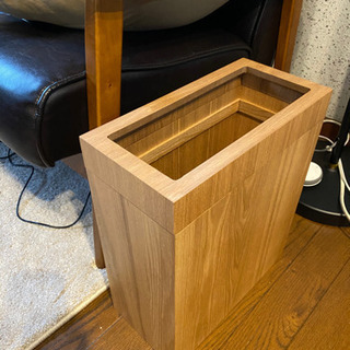 【ネット決済】木製　ゴミ箱