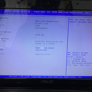 【ネット決済】(ジャンク)ノートPC Windows7シリアル付き