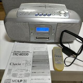 中古　MD/CDラジカセ　victor　RC-MD330　一部動作不良