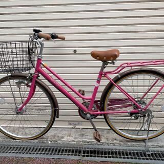26インチ自転車（ピンク）