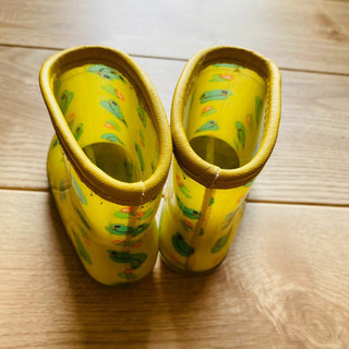 【ネット決済】こども用 14.0cm 長靴/黄色&カエル