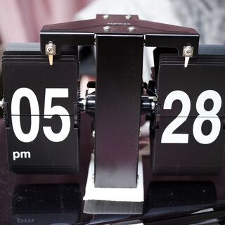 中古美品　(パタパタ時計) FLIP CLOCK Volk (ブ...