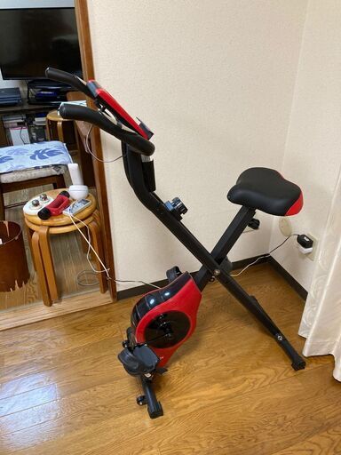 STEADY(ステディ)フィットネスバイク 心拍数計測 折りたたみ式 静音 小型