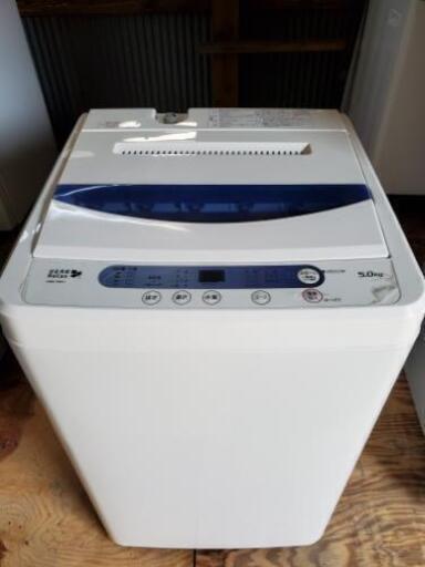 ヤマダ電機 ﾊｰﾌﾞﾘﾗｯｸｽ 5.0kg 全自動電気洗濯機 YWM-T50A1-W 2017年製