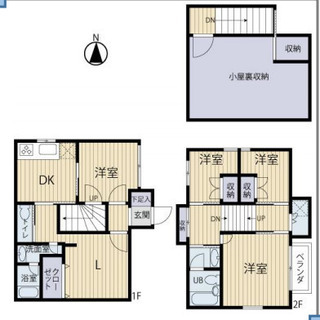 四ツ木駅2分 戸建4SLDK　駐車場付　ペット可　月額15万円　...