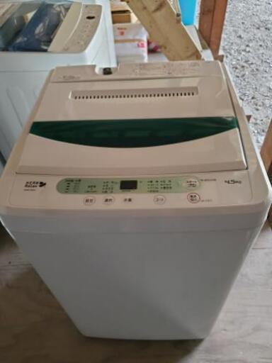 ヤマダ電機 ﾊｰﾌﾞﾘﾗｯｸｽ 4.5kg 全自動電気洗濯機 YWM-T45A1-W 2018年製