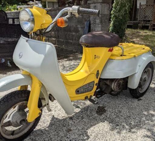 希少車◉‿◉レストアベースに！ダイハツハロー　元祖３輪原付き