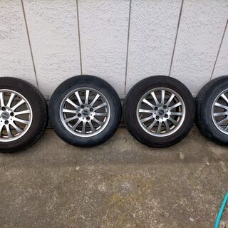 165/70r14　B15　タイヤ　ホイール付　ダンロップ