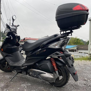 ★支払い総額 8.0万円★ KYMCO レーシングキング180FI リアボックス付き♪ 通勤通学最強！！ 180cc高速乗れる！ 関東圏内即日配送可能です！ ☆支払い総額 8.0万円☆ KYMCO レーシングキング180FI リアボックス