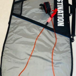 サーフボード　ファンボード（7.0）サーフケース&リーシュ&フィン付