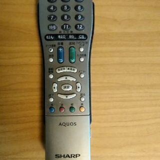 シャープAQUOSテレビリモコン