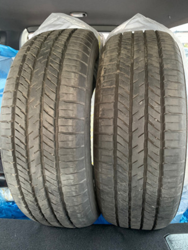 225/60R17 ヨコハマ夏タイヤ 2本セット バリ溝 17年製造 225/60r17 夏